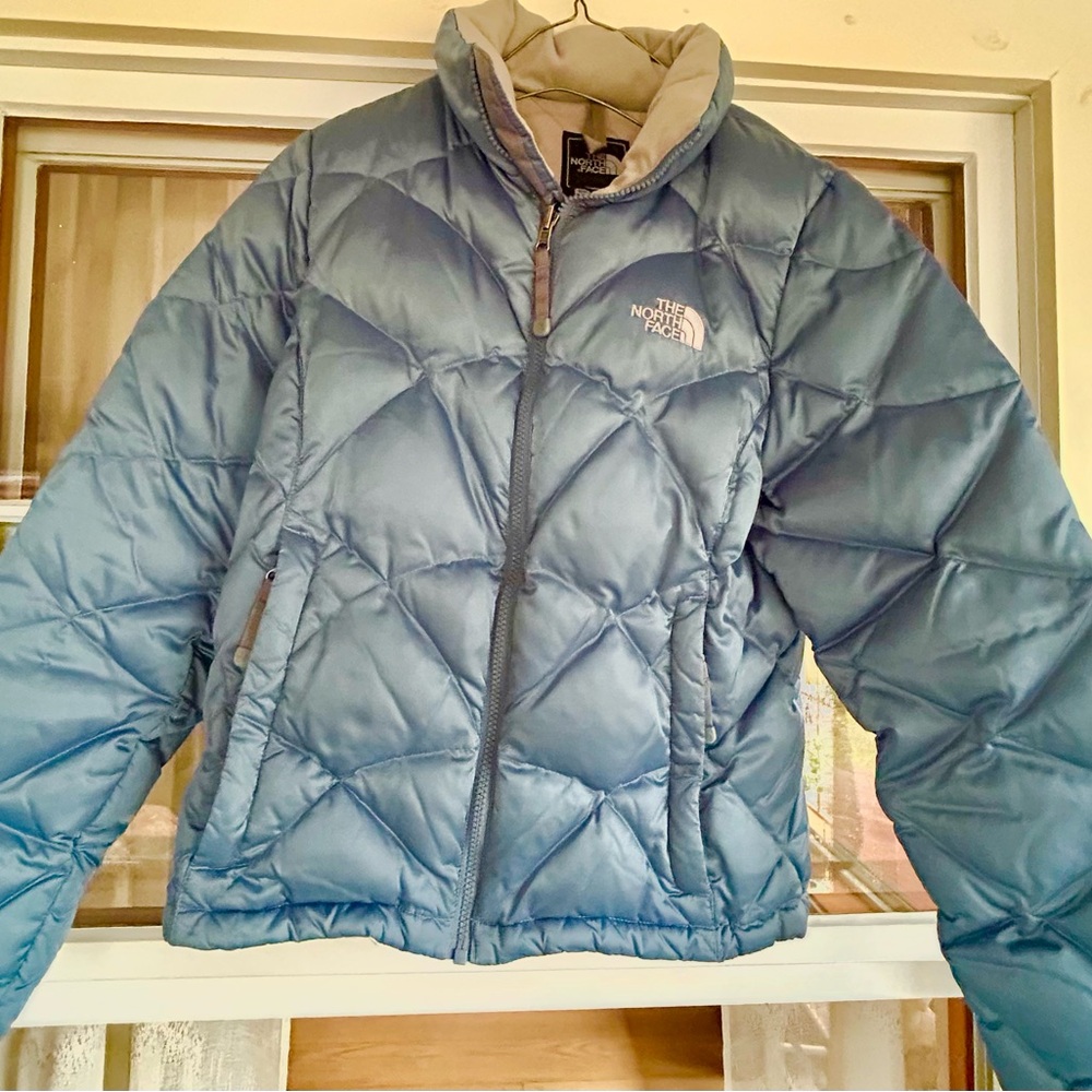 The North Face Aconcagua Women's 550 Dusty Blue Puffer Jacket